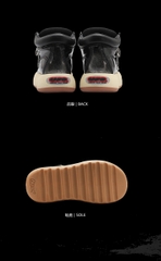 Giày Cat & Sofa UFO Boots Black Gum Silver