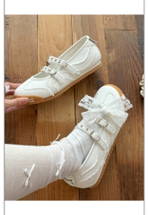 Giày Cat & Sofa Mary Jane White Gum