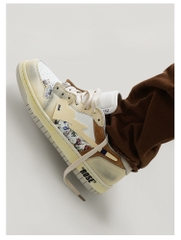 Giày Cat & Sofa Dunk Rose Cream White