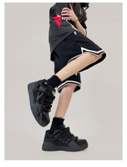 Giày Cat & Sofa Dread Locks Destruction Lace All Black