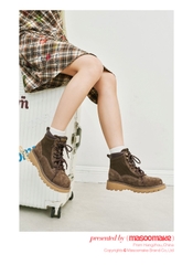 Giày MASOOMAKE Classic Martin Boots Bear Brown