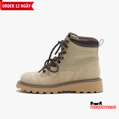 Giày MASOOMAKE Classic Martin Boots Oatmeal