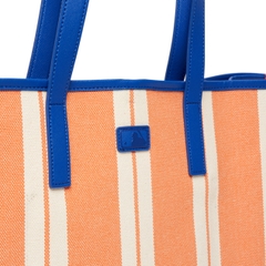 Túi MLB Ethnic Stripe Tote Bag New York Yankees Orange