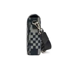 Túi MLB Checkerboard Jacquard Cross Bag Boston Red Sox Black