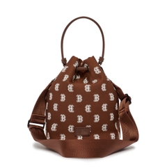 Túi MLB Classic Monogram Jacquard Bucket Bag Boston Red Sox Brown