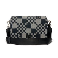 Túi MLB Checkerboard Jacquard Cross Bag Boston Red Sox Black