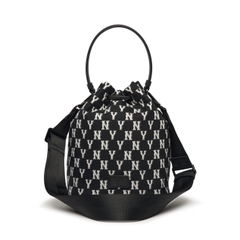 Túi MLB Classic Monogram Jacquard Bucket Bag New York Yankees Black