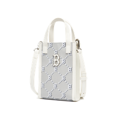 Túi MLB Diamond Monogram Jacquard Cell Phone Cross Bag Boston Red Sox Grey