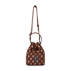 Túi MLB Classic Monogram Jacquard Bucket Bag Boston Red Sox Brown