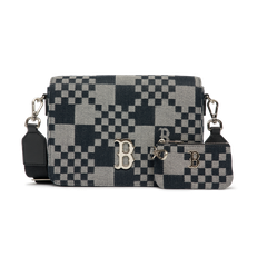 Túi MLB Checkerboard Jacquard Cross Bag Boston Red Sox Black