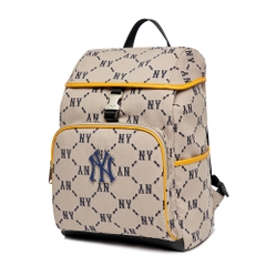 Balo MLB Monogram Diamond Jacquard New York Yankees Beige