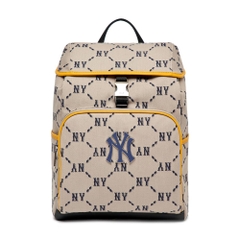 Balo MLB Monogram Diamond Jacquard New York Yankees Beige