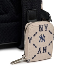 Balo MLB Monogram Diamond Jacquard New York Yankees Beige