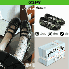 Giày Cat & Sofa Mary Jane Moss Green