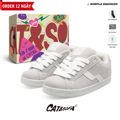 Giày Cat & Sofa Retro Shoes Grey