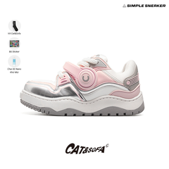 Giày Cat & Sofa Headphone Silver Pink