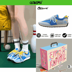 Giày Cat & Sofa Emoji Runner Blue 2025