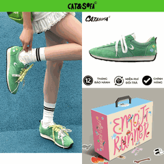 Giày Cat & Sofa Emoji Runner Green 2025