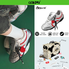 Giày Cat & Sofa Football Silver Redline