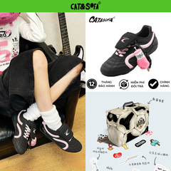 Giày Cat & Sofa Football Black Pink