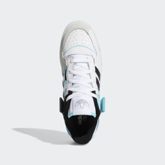 Adidas Forum Exhibit Low White Pulse Aqua