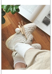 Giày Cat & Sofa Football Cream White