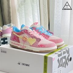 Giày Cat & Sofa Dunk Flower Pink