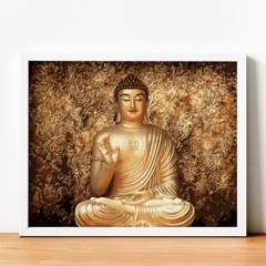 Tranh số hóa Đức Phật A di đà đã căng khung 40x50cm