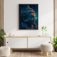 Tranh số hóa Phật tuệ tâm đã căng khung 40x50cm