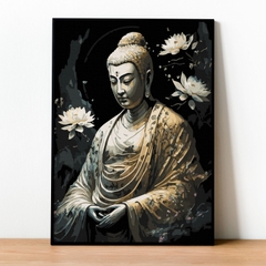 Tranh số hóa Tịnh độ đã căng khung 40x50cm