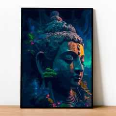 Tranh số hóa Phật tuệ tâm đã căng khung 40x50cm