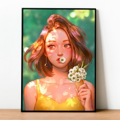 Tranh số hóa 40x50cm Mùa hè trong tôi