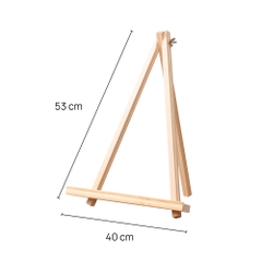 Giá vẽ tranh bằng gỗ cho Tranh số hóa size 40x50cm