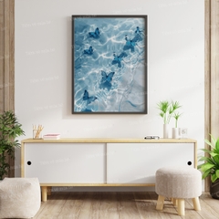 Tranh số hóa Cánh bướm đã căng khung 40x50cm