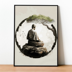 Tranh số hóa Tĩnh lặng đã căng khung 40x50cm