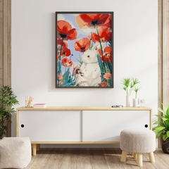 Tranh số hóa Thế giới tí hon đã căng khung 40x50cm