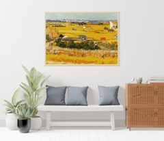 Tranh số hóa VanGogh Mùa gặt đã căng khung 40x50cm