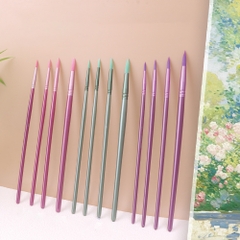 Bộ 6 cọ cao cấp chuyên vẽ Tranh số hóa, vẽ tranh màu Acrylic, màu Gouache, màu nước