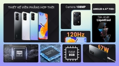Điện thoại Xiaomi Redmi Note 11 Pro ( Xanh Dương, Xám, Trắng)