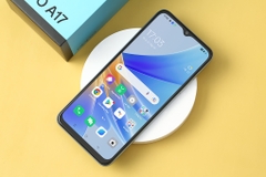 Điện thoại OPPO A17 (Đen , Xanh Dương )