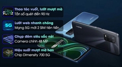 Điện thoại Realme 8 5G ( xanh dương, đen)
