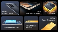 Điện thoại Realme 9 4G (Trắng, Đen,Vàng)