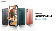 Điện thoại Samsung Galaxy A04  4GB/64GB ( Nâu, Xanh, Đen)