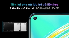 Điện thoại Realme 8  8/128   (Bạc, Đen)