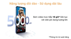 Điện thoại Vivo Y02 (Xanh Tím, Đen)