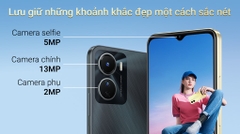 Điện thoại Vivo Y16 128GB (Vàng, Đen)