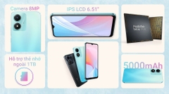 Điện thoại Vivo Y02s 64GB ( Xanh, Đen )