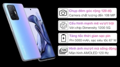 Điện thoại Xiaomi 11T 5G 128GB (Xám, Xanh Dương)