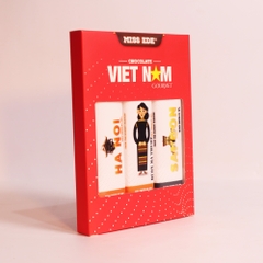 Hộp quà: Sô cô la VIET NAM gourmet - Hộp trung - 90g