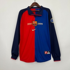 Retro Barcelona 1999/2000 Tay Dài ( Sân Nhà )